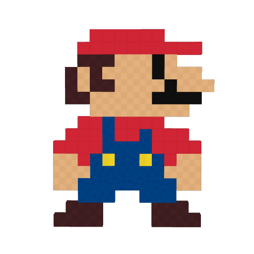 Super Mario Pixel Image