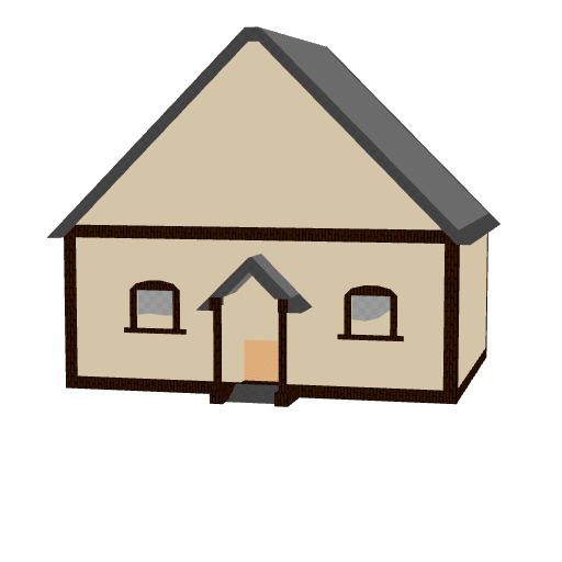 House 1 (no inside decor)